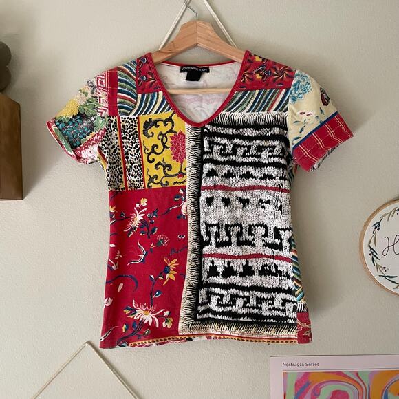 VIVIENNE TAM archive angels baby tee vintage 90s rare | size xs/s - Picture 2 of 5